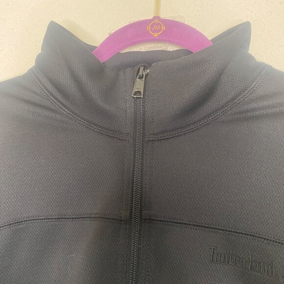 Timberland Quarter-Zip Pullover Jacket Mens Size 2XL Black Lightweight Durable F - Picture 4 of 15